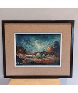 Albert Steel Oil Painting on Wood - Dramatic Expressionist Landscape Art... - $243.16 CAD