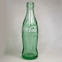Coca-Cola Painted Logo Green Contour Bottle 6.5 oz Vintage 1970 Dallas Coke - $9.70