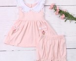 NEW Boutique Girls Pink Ice Cream Tunic &amp; Shorts Outfit Set - £10.82 GBP