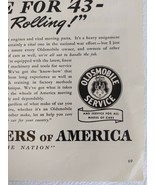 Life Magazine Print Ad 1943 Oldsmobile Dealers 14&quot; x 10.5&quot; - £9.34 GBP
