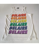 White Tank Top Luc Belaire France Adult Size M Outdoors Athletic Bicycle... - $218.24 MXN