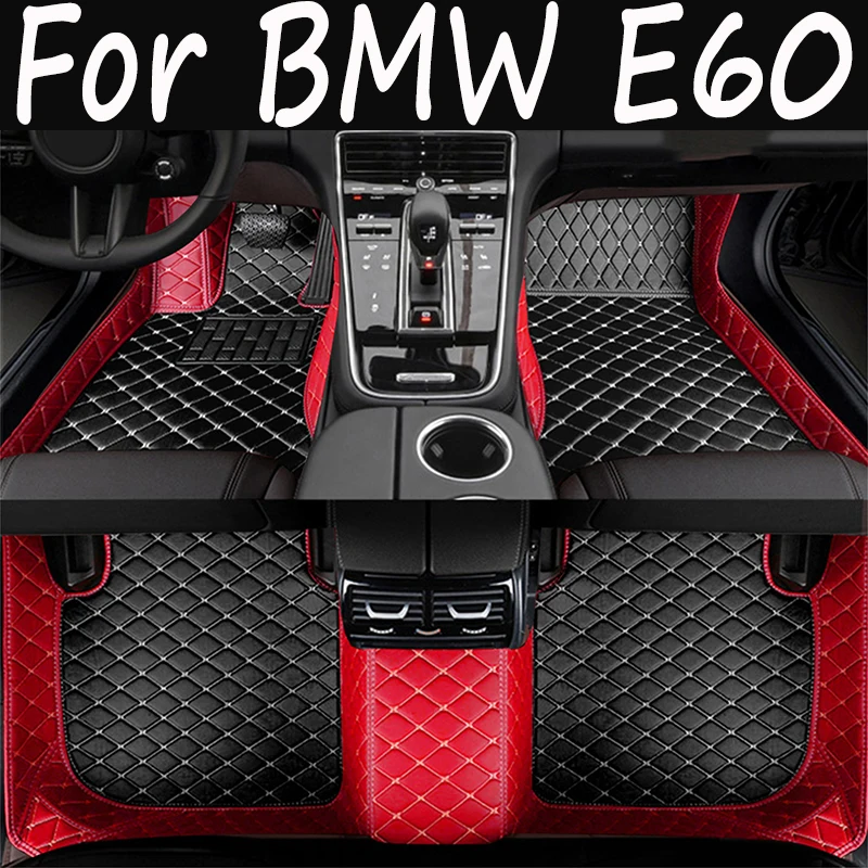 Custom Made Leather Car Floor Mats For BMW E60 2004 2005 2006 2007 2008 ... - £42.02 GBP+