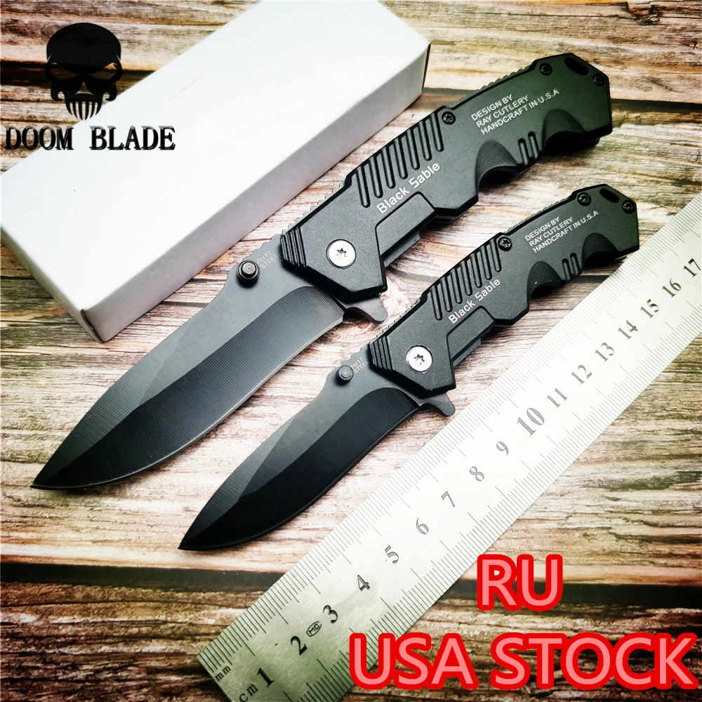  camping travel mountaineering portable folding knife stainless steel super sharp small thumb200
