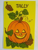 Halloween Tally Game Card Pumpkin In Patch NOS Original Hallmark Vintage... - $4.85