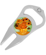 Sunflowers Golf Ball Marker Divot Repair Tool Bottle Opener - €10,09 EUR