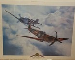 Battle Of Britain KIWI II - Spitfire Signed by Jerry Crandall And Pilot - $179.00