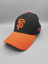 San Francisco Giants MLB Baseball Cap New Era Adult Medium to Large Black Orange - £7.77 GBP