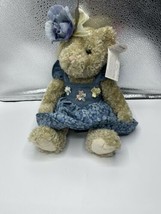 Russ Teddy Bear Henrietta Bears From The Past Dress, Bow &amp; Flower With Tag - $559.26 MXN