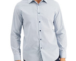 Tasso Elba Men&#39;s Cotton Rho Medallion Shirt Blue Combo-Size Small - $17.97