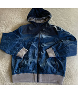 Tucker + Tate Boys Blue Color Block Gray Cuffs Hooded Windbreaker Jacket... - $26.86 CAD