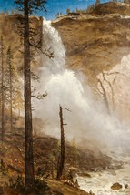 Falls of Yosemite by Albert Bierstadt available as Giclee Art Print + Ships Free - £30.66 GBP+