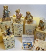 Lot Of 5 Enesco Cherished Teddies Mayor Wilson Hillary Jerry Harrison - €18,20 EUR