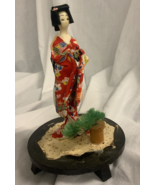 Vintage Geisha Doll Kimono Japan MOC 5” - £7.38 GBP