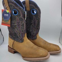 Laredo Mens 10 D Boot  Western Boots Brown Blue, Brand New With Tags And Box - £79.92 GBP