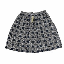 J. Crew Skirt Size 4 Blue White Polka Dots Lined Womens Polyester 28X21.5 - £20.28 GBP