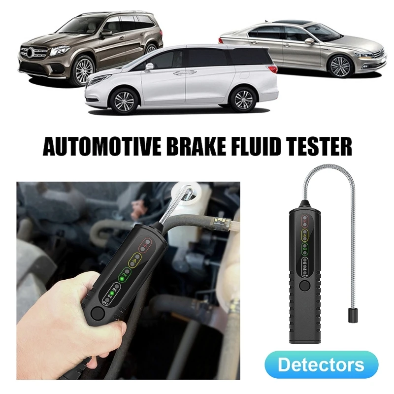 Brake Fluid Tester Diagnostic Testing Tool Hydraulic Liquid Oil Moisture Analy - £18.92 GBP