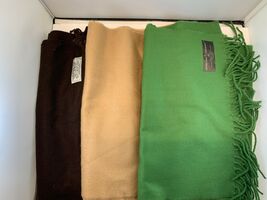 Luxury Cashmere Feel Super Soft 100% Acrylic Scarf  New Set of 3   (8) - $15.68
