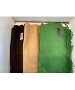 Luxury Cashmere Feel Super Soft 100% Acrylic Scarf  New Set of 3   (8) - $15.68
