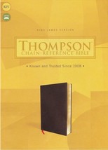 KJV KJB Thompson Chain-Reference Bible--bonded leather, black - £54.72 GBP