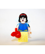 Single Sale Snow White with Apple Disney cartoon Minifigure Block Toys - $8.69 CAD