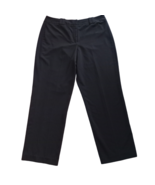 Larry Levine Stretch Pant Black Career Size 16 Plus 36 Waist 30 Inseam H... - $21.37