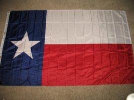 Texas Lone Star State Flag Super-Poly 5X8 Foot (150D Super Polyester) - £31.37 GBP