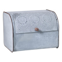 Irvins Country Tinware Bread Box in Weathered Zinc - £77.53 GBP