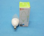Simply Conserve L05CDL2700KF 5W (40W) Frosted Candelabra E12 Dimmable LE... - $2.49