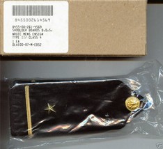 NROTC MENS ENSIGN SHOULDER BOARDS HARD STYLE NEW IN BOX - PAIR NIP - $6.93