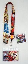 Marvel 68846 Iron Man Lanyard with Zip Lock Card Holder, Multi Color, 3&quot; - £5.47 GBP