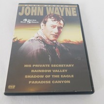 John Wayne 4 Movie DVD Private Secretary Rainbow Valley Shadow Eagle Paradise - £7.61 GBP