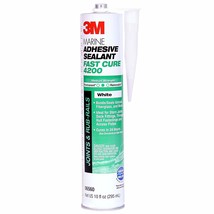 Semi-Permanent Flexible Adhesive Sealant For Boats And Rvs - White - 1/10 - $30.99