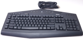 Dell AlienWARE Multimedia Black Ergonomic USB Keyboard KG900 Y-U0008-O V... - $564.64 MXN