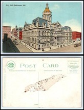 MARYLAND Postcard - Baltimore, City Hall K59 - $52.11 MXN
