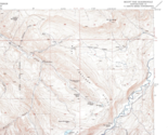 Mount Rae, Montana 1951 Vintage USGS Topo Map 7.5 Quadrangle Topographic - $23.99