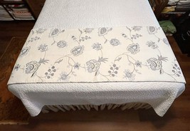 Custom Embroidered Table or Bed Runner Reversible 24x96 Pretty!! - £38.03 GBP