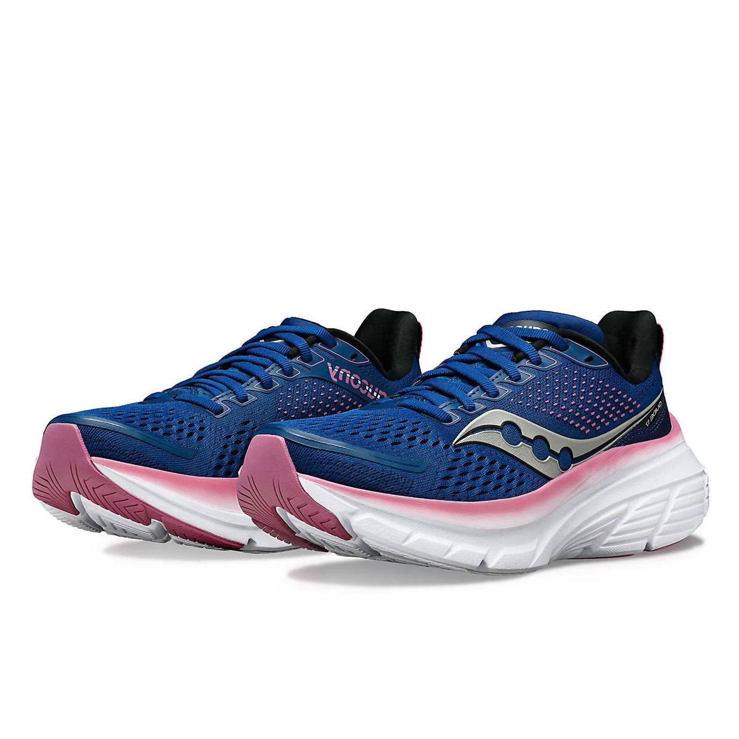 Saucony Women&#39;s Guide 17 Shoes Navy/orchid - $89.00