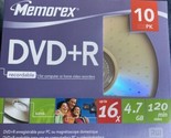 Memorex • DVD+R • 4.7GB • 16x • 120min • Blank DVDs • 10pack • New/Sealed! - £14.93 GBP