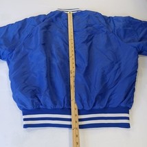 Vintage Dunbrooke Pla-Jac Jacket Men's XL Blue Satin Snap Front Made USA 90s image 9