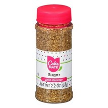 Cake Mate Decor Sugar, Glitter Gold Shimmer, 2.20 oz - $7.91