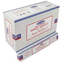 Satya Nag Champa Sweet Vanilla Incense Sticks Agarbatti 180 Grams Box 12... - $19.37