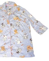 PJ Salvage Dog Pajama Top Sleep Shirt Blue Women S Frenchie Yorkie Chihuahua image 4
