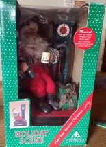 Holiday Creations Vintage 1993 Noel 12” Santa Musical Grandfather Clock ... - £17.82 GBP