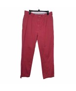 Polo Ralph Lauren Mens Pants Classic Fit Straight Leg Pleated Chino Red ... - £21.09 GBP