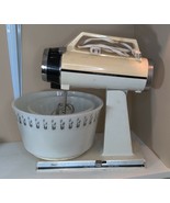 Vtg Sears Roebuck &amp; Co Stand Mixer W/Beaters &amp; mixing bowls Governor con... - £49.72 GBP