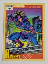 1991 Hawkeye Marvel Trading Card Comic Book Superhero Vintage # 20 Avengers - $6.99