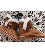 Kidgets ~ Cognac ~ Faux Fur ~ Mid-Calf ~ Toddler Girls&#39; Size 8 ~ Lined B... - $42.10 CAD