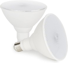 Motion Sensor Light Bulbs Outdoor 15W PAR38 LED Flood Light Bulb Radar Motion De - £33.56 GBP