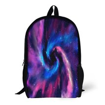 Mondxflaur Galaxy Backpacks for School Kids Adults Lightweight Bag 16.9in - £19.17 GBP