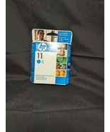 HP 11 Cyan Ink Cartridge Genuine HP 2007 Packaging - $7.70